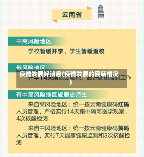 疫情发展好消息(疫情发展的最新情况)-第2张图片