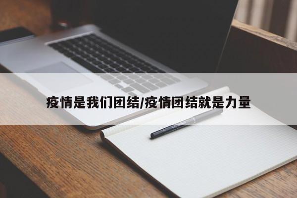 疫情是我们团结/疫情团结就是力量
